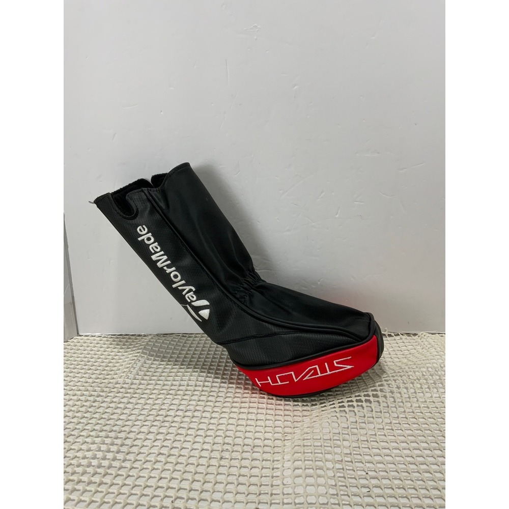 TaylorMade Stealth golf driver headcover Black Red EUC